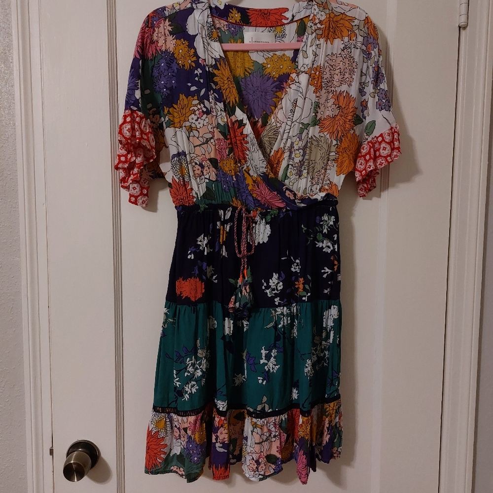 Anthropologie Floral Dress